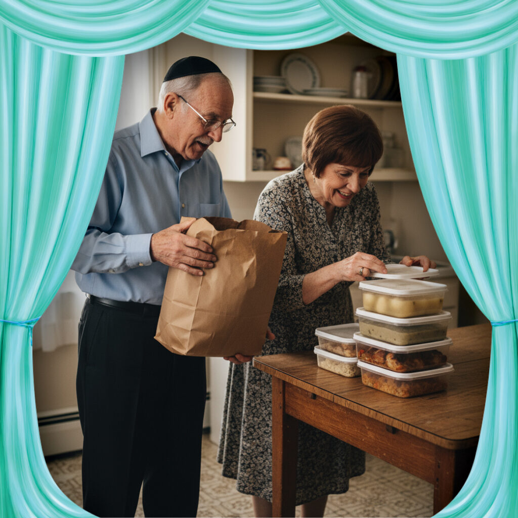 מאמצים זוג לשבת או חג