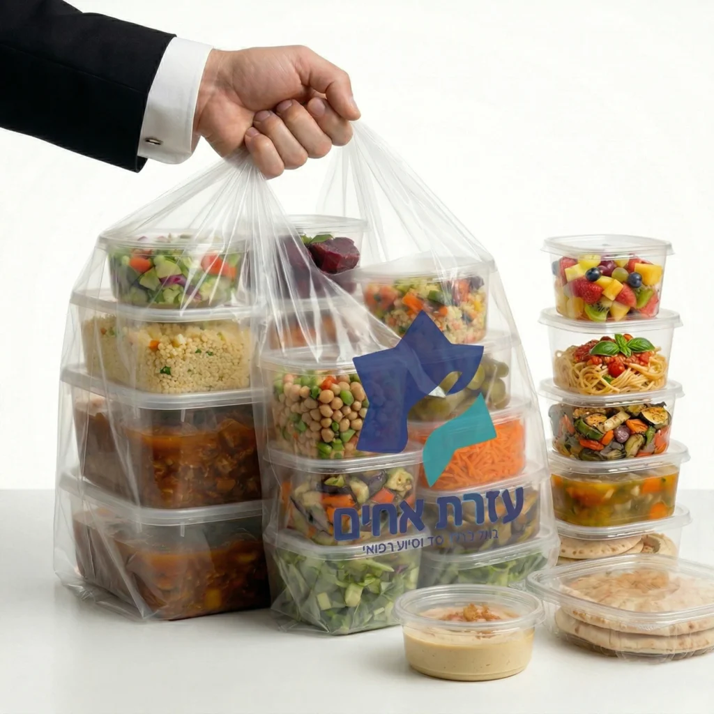 Purim seuda for a large family